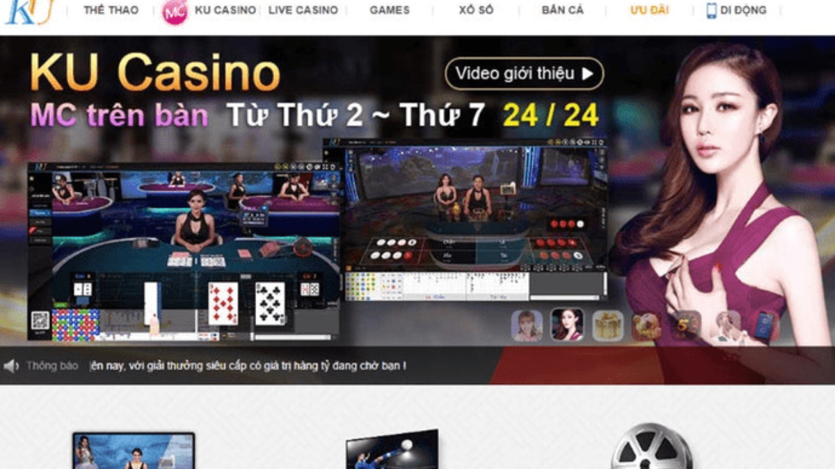 Link tải app Ku casino về điện thoại.