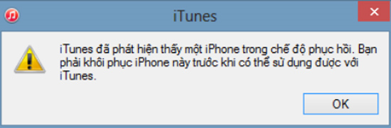 Cách mở khóa iPhone bị vô hiệu hóa bằng iTunes