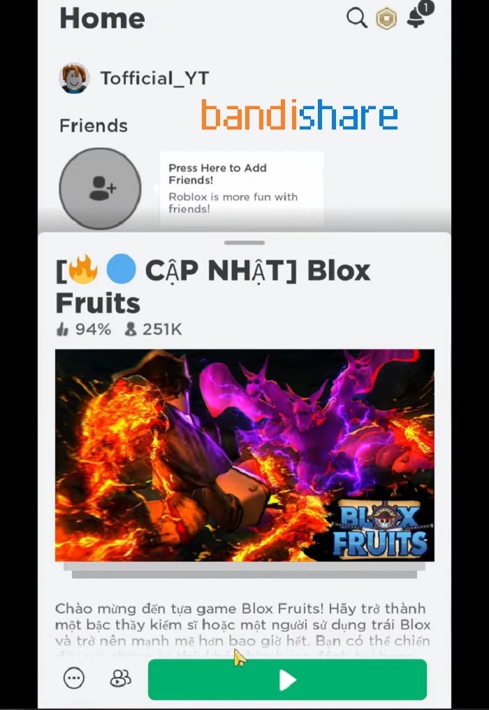 Cách Hack Blox Fruit 2.1.4 APK trên điện thoại Android