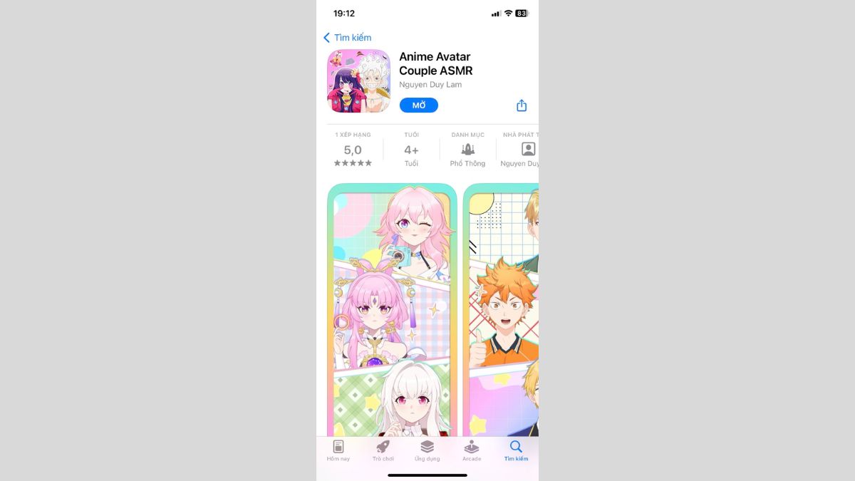 Cách tải xuống Anime Avatar Couple ASMR trên IosPhonebước 3